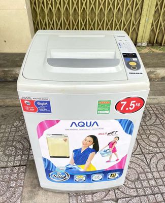 Máy giặt aqua 7,5 kg giặt êm sạch nhẹ điện