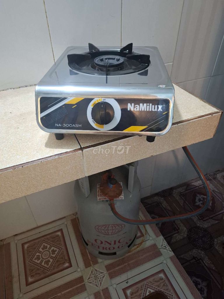 Bộ gas, bếp gas đơn NaMilux NA-300ASM Kim loại Bạc. Mua bán Bếp, lò, đồ điện nhà bếp tại Thành phố Thuận An Bình Dương được đăng bởi LÊ THỊ VÂN hình 1