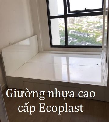 Giường gỗ MDF mẫu bệt siêu sang-chống mối ẩm