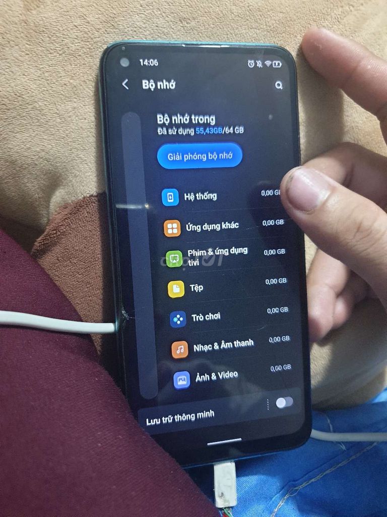 Vsmart Joy 4 64GB màu Xanh, Màn bể kính. Mua bán Điện thoại tại Thành phố Dĩ An Bình Dương được đăng bởi Nguyễn Anh Kiệt  hình 1