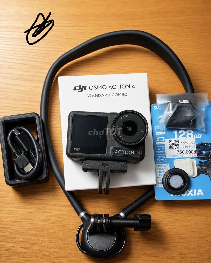 DJI Osmo Action 4 Đen 128GB. Mua bán Máy ảnh, Máy quay tại Thành phố Mỹ Tho Tiền Giang được đăng bởi Phong Trần hình 1