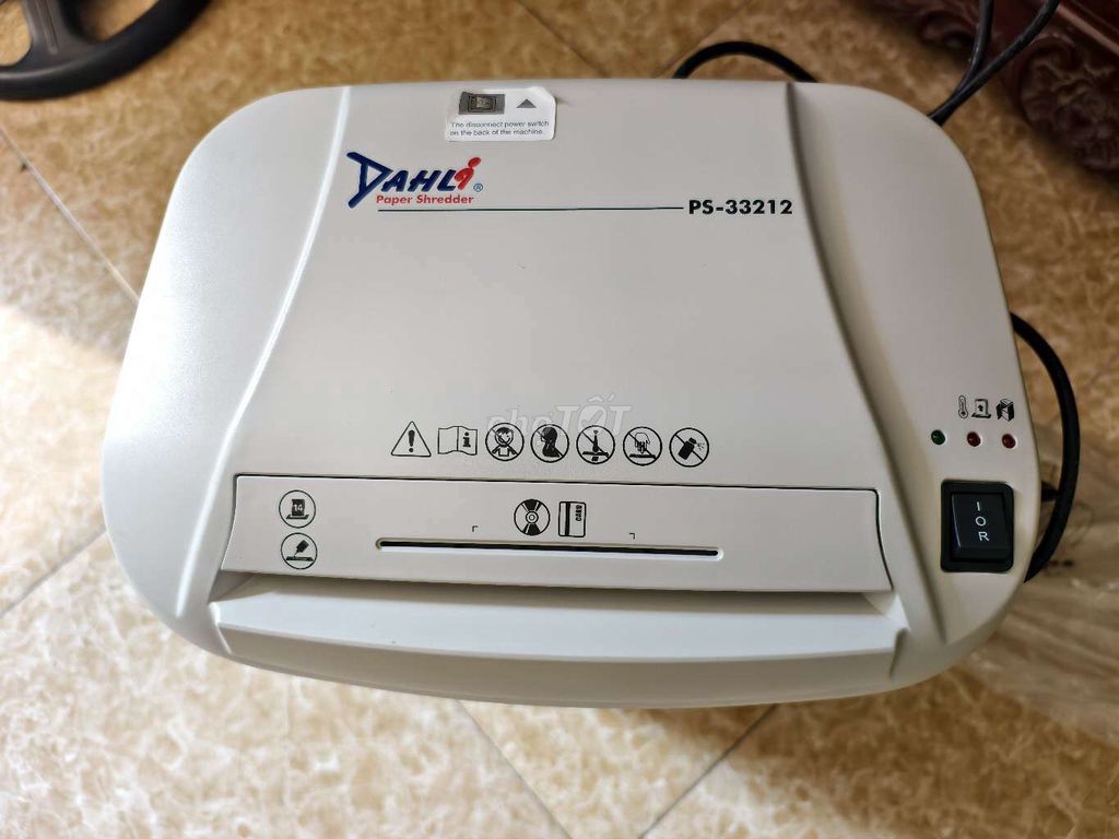 Máy hủy tài liệu Dahle PS-33212. Mua bán Đồ dùng văn phòng tại Huyện Tam Nông Phú Thọ được đăng bởi Nguyễn Văn Thắng hình 1