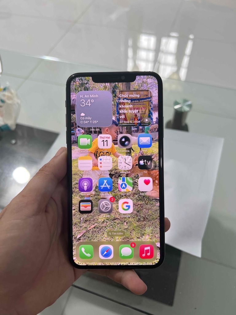 iPhone 11 Pro Max 256GB Đen. Mua bán Điện thoại tại Huyện An Minh Kiên Giang được đăng bởi Biên Nguyễn hình 1