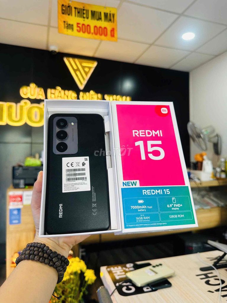 Xiaomi Redmi 15 8/128G Fullbox ken. Mua bán Điện thoại tại Thành phố Bến Tre Bến Tre được đăng bởi HươngGiangmobile hình 1