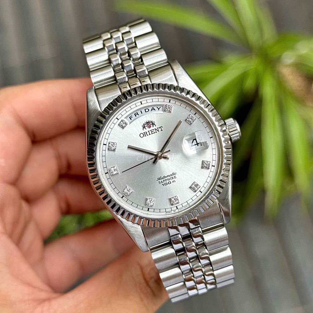 Đồng hồ Orient Day Date Oyster Bạc. Mua bán Đồng hồ tại Quận Gò Vấp Tp Hồ Chí Minh được đăng bởi Trần Châu Phương Nam hình 1