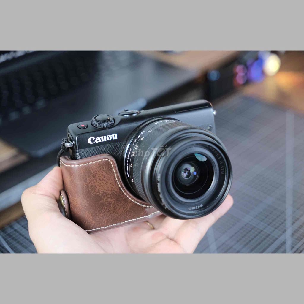 Máy ảnh Canon M100 Đen. Mua bán Máy ảnh, Máy quay tại Huyện Thống Nhất Đồng Nai được đăng bởi Babybun hình 1