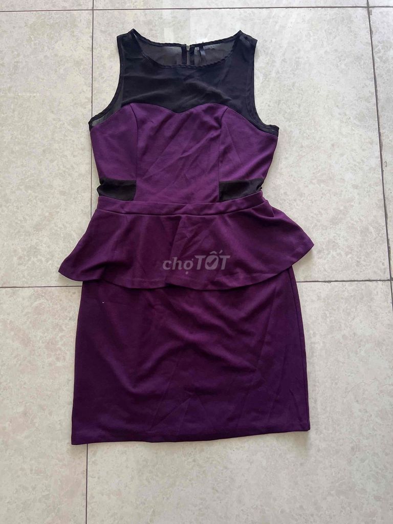 Đầm Nữ Tím Đen Dưới 55kg Còn khá mới. Mua bán Quần áo tại Quận 6 Tp Hồ Chí Minh được đăng bởi Vân hình 1