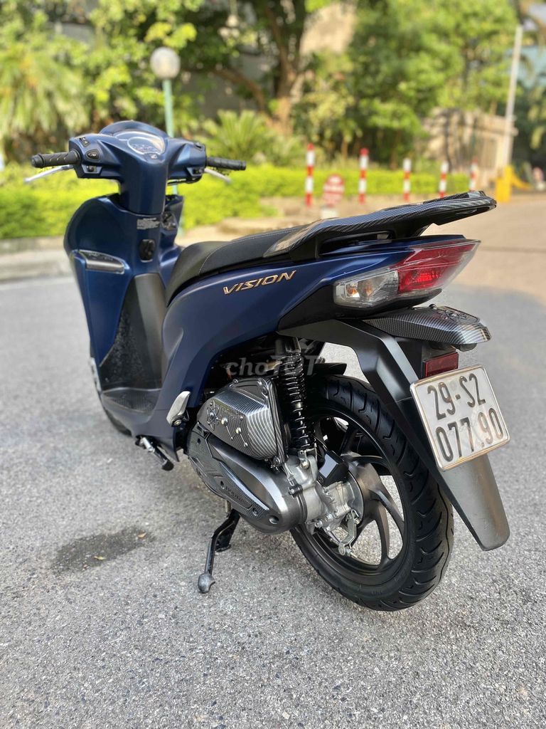 Honda Vision xanh nhám 2021!! chạy lướt 1 chủ. Mua bán Xe máy tại Quận Hoàng Mai Hà Nội được đăng bởi Xe Máy Quân Oanh  hình 6