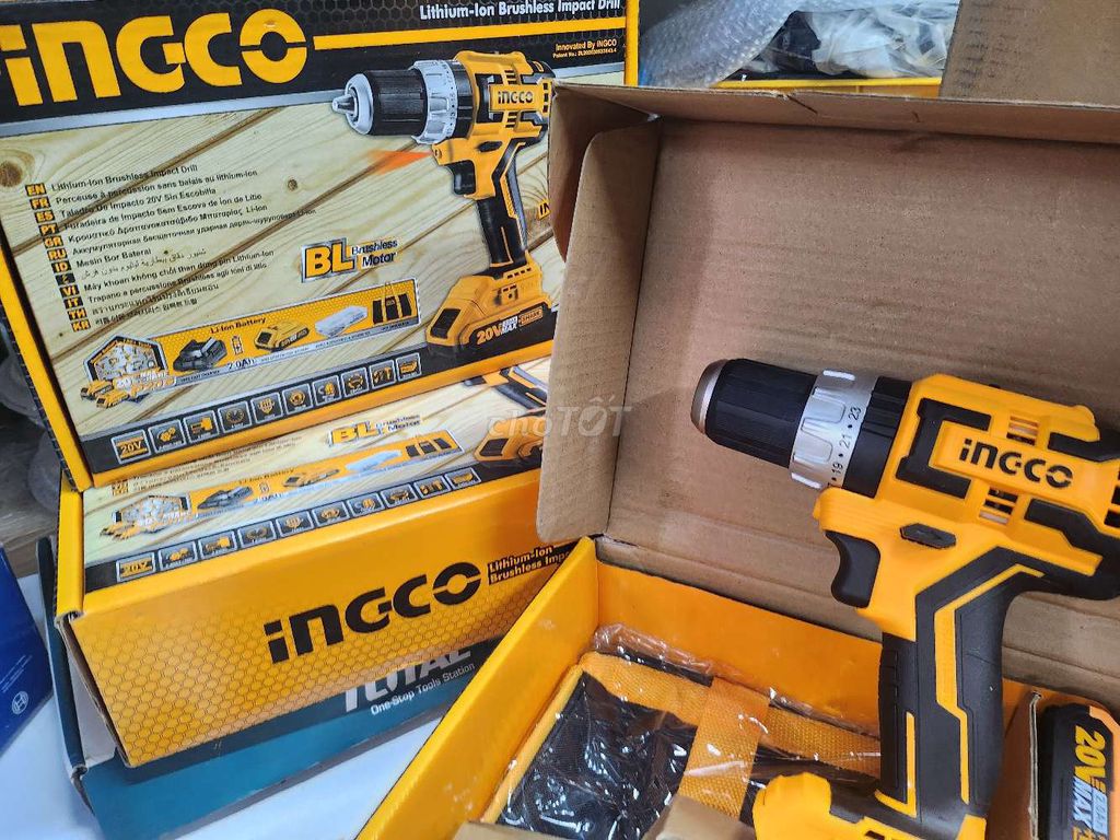 Bộ máy khoan pin 3 chức năng INGCO CIDLI20608 MỚI. Mua bán Đồ chuyên dụng, Giống nuôi trồng tại Thành phố Thủ Đức Tp Hồ Chí Minh được đăng bởi NGỌC DIỄM hình 4