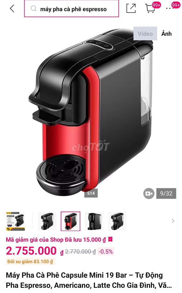 Máy pha Cafe 3-in-1 Espresso/Nespreso/Dolce Gusto. Mua bán Bếp, lò, đồ điện nhà bếp tại Thành phố Biên Hòa Đồng Nai được đăng bởi Hoang Thanh hình 1
