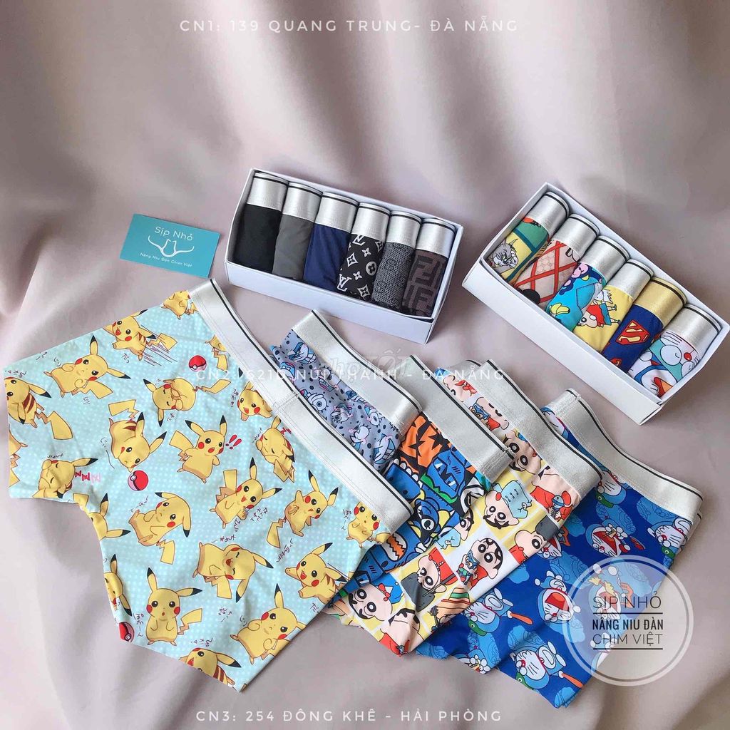 Quần lót nam Cotton Hoạt hình. Mua bán Quần áo tại Quận Đồ Sơn Hải Phòng được đăng bởi sipnhohaiphong hình 1
