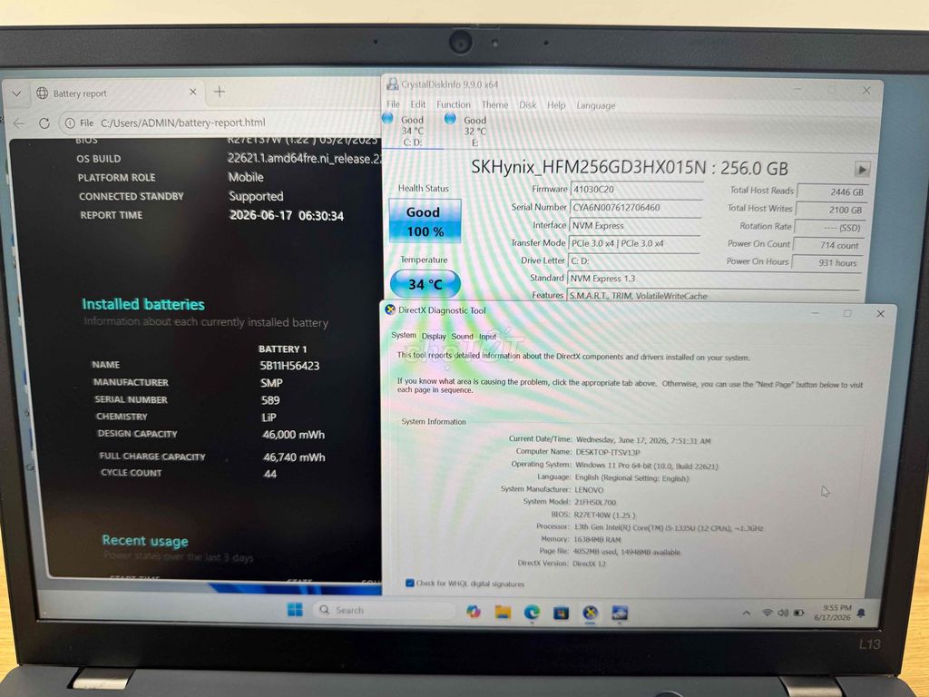 Lenovo Thinkpad L13 Gen 4 i5-1335U 16GB/256GB. Mua bán Laptop tại Quận Gò Vấp Tp Hồ Chí Minh được đăng bởi Lappy Store hình 1