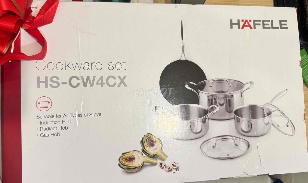 Bộ nồi HAFELE HS-CW4CX Inox. Mua bán Dụng cụ nhà bếp tại Thành phố Phú Quốc Kiên Giang được đăng bởi Sale đồ mới hình 1