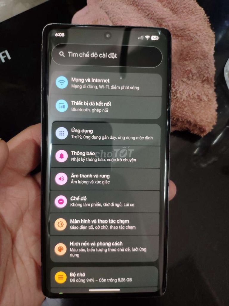 Google Pixel 7 Pro Đen Đã qua sử dụng. Mua bán Điện thoại tại Quận Tân Phú Tp Hồ Chí Minh được đăng bởi Hải sơn hình 1