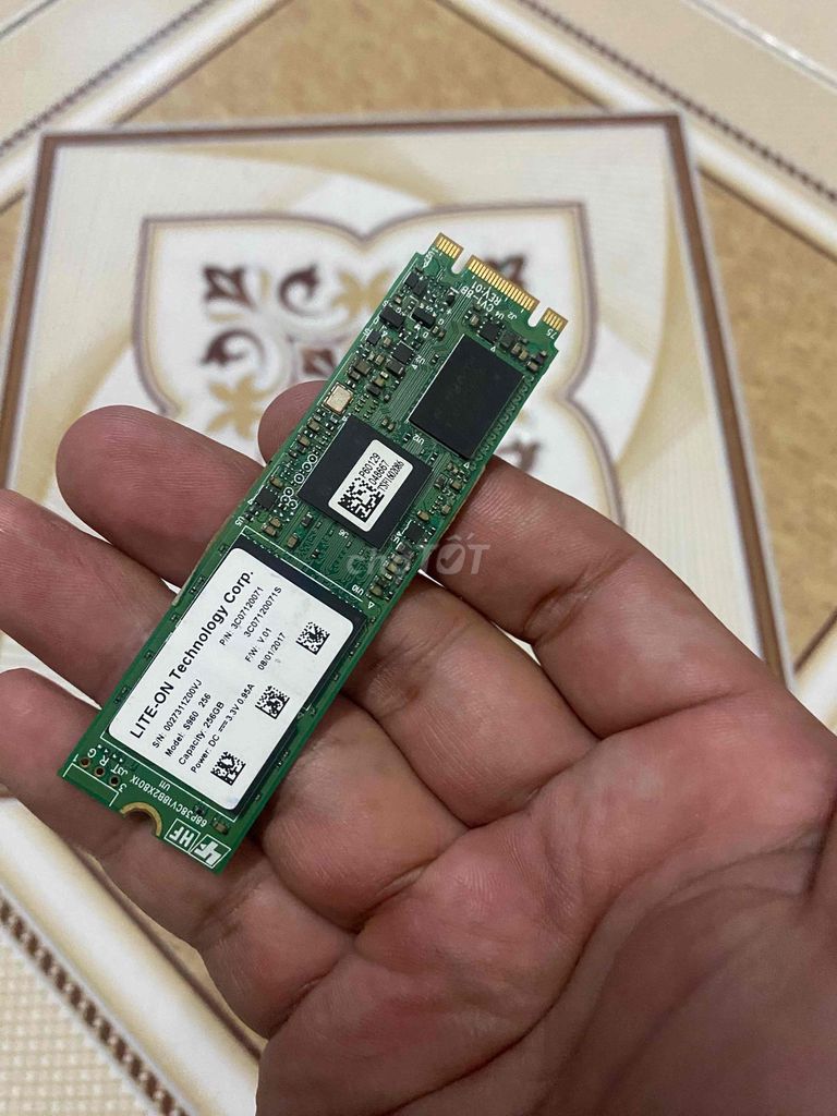Ổ cứng SSD Lite-on 256GB M2 zin chuẩn Win 10 Pro. Mua bán Linh kiện (RAM, Card...) tại Quận 4 Tp Hồ Chí Minh được đăng bởi Jerry Tran hình 1