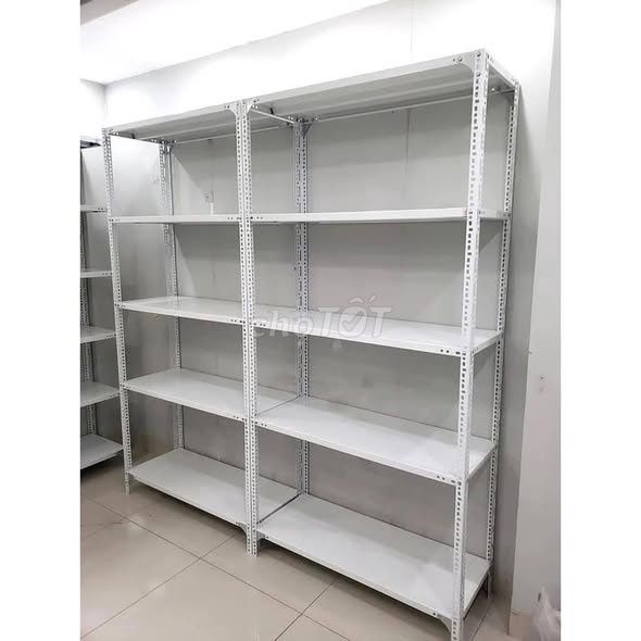 Kệ sắt V lỗ 5 tầng Trắng. Mua bán Tủ, kệ gia đình tại Quận Bắc Từ Liêm Hà Nội được đăng bởi Nguyễn văn trường hình 1