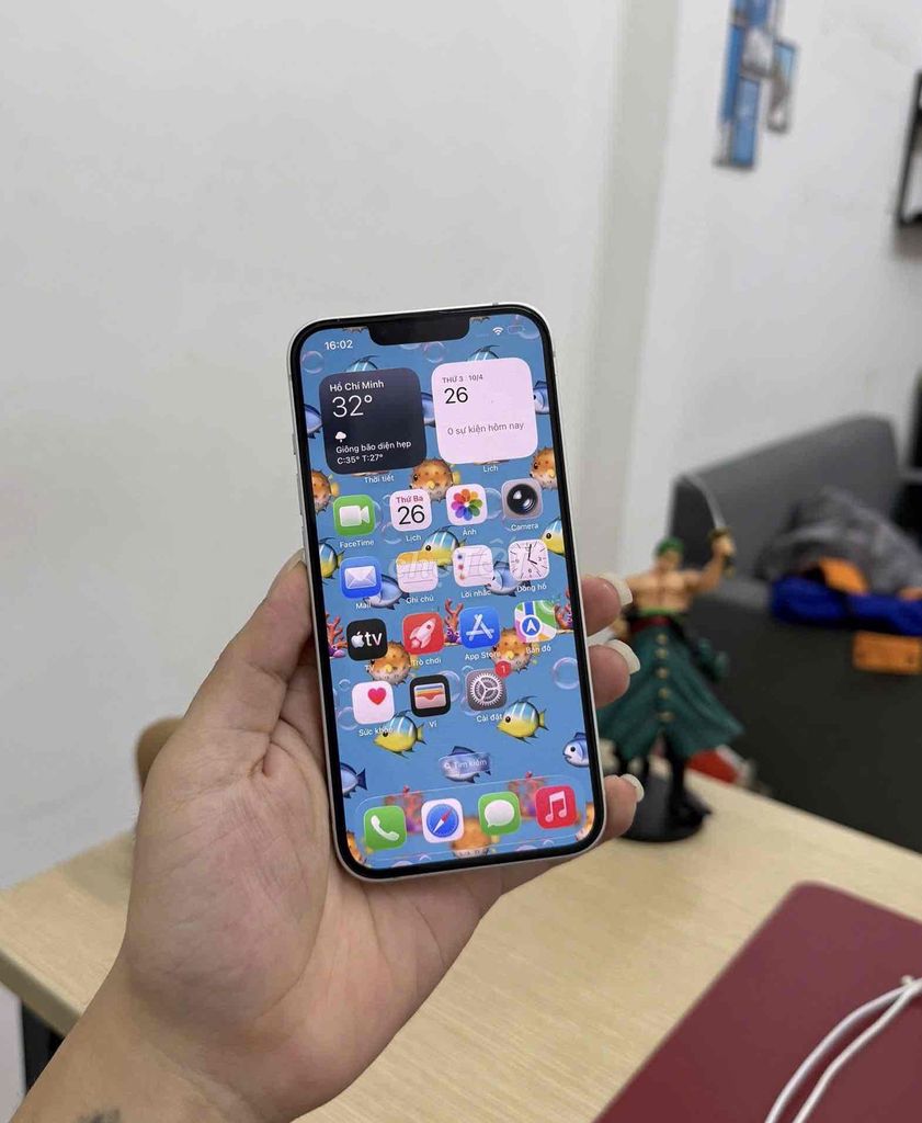 Apple iPhone 13 128GB Trắng. Mua bán Điện thoại tại Quận Đống Đa Hà Nội được đăng bởi KT Hà Nội Mobile hình 1