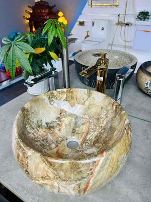 Bồn rửa mặt sứ đá hoa cương hoa văn đẹp vintage. Mua bán Thiết bị vệ sinh, nhà tắm tại Quận 7 Tp Hồ Chí Minh được đăng bởi Lê Đạt