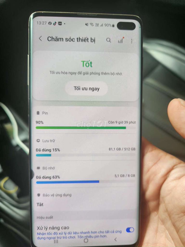 Samsung Galaxy S10 Plus 512GB Trắng Đã qua sử dụng. Mua bán Điện thoại tại Quận 12 Tp Hồ Chí Minh được đăng bởi Nguyễn phúc hình 1
