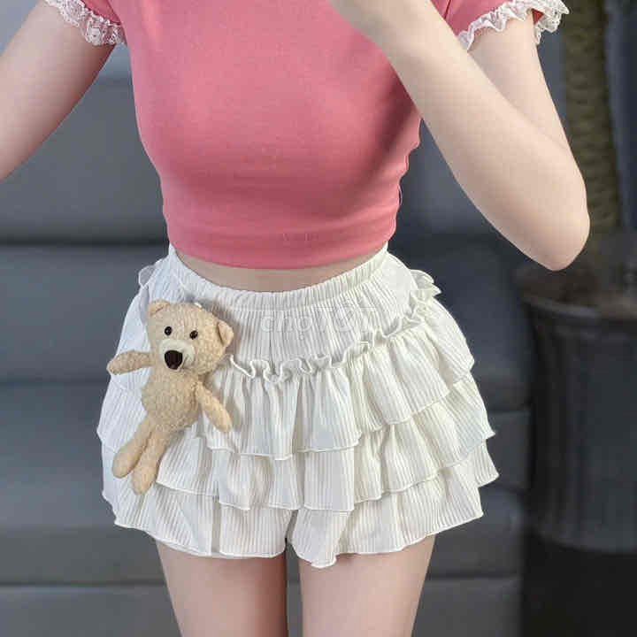 Quần Váy Gân Len Đính Gấu. Mua bán Quần áo tại Huyện Văn Lâm Hưng Yên được đăng bởi Thu Cuc hình 1