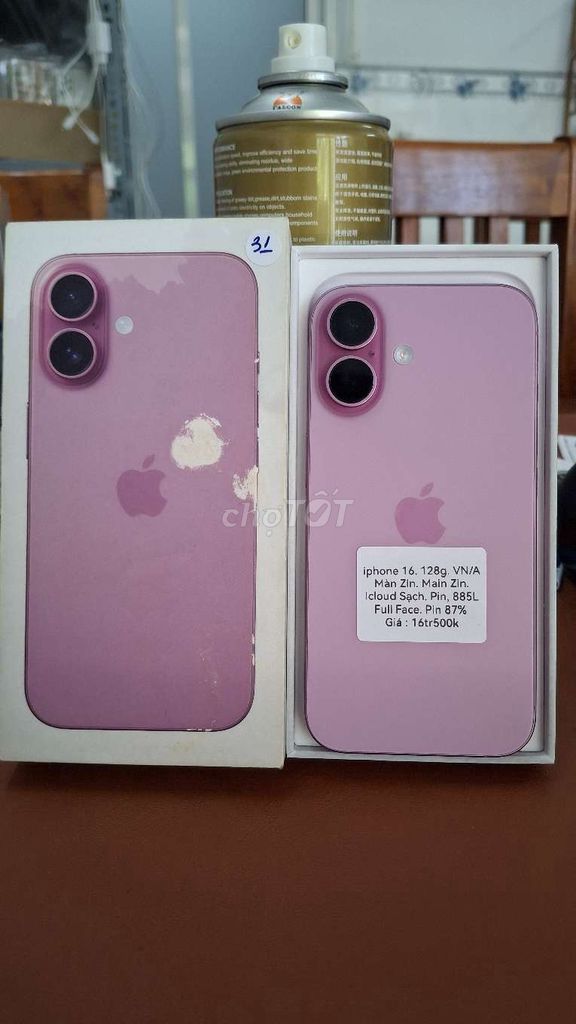 Apple iPhone 16 128GB Hồng VN/A. Mua bán Điện thoại tại Thành phố Thủ Dầu Một Bình Dương được đăng bởi TTMobileBD hình 1