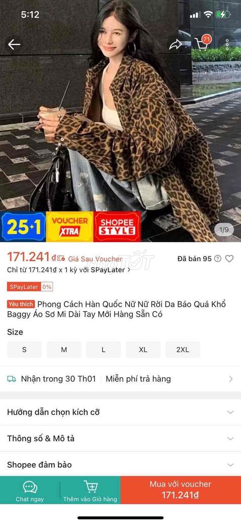 Áo khoác nữ da báo size XL Như mới. Mua bán Quần áo tại Quận Lê Chân Hải Phòng được đăng bởi Kiều Anh hình 1