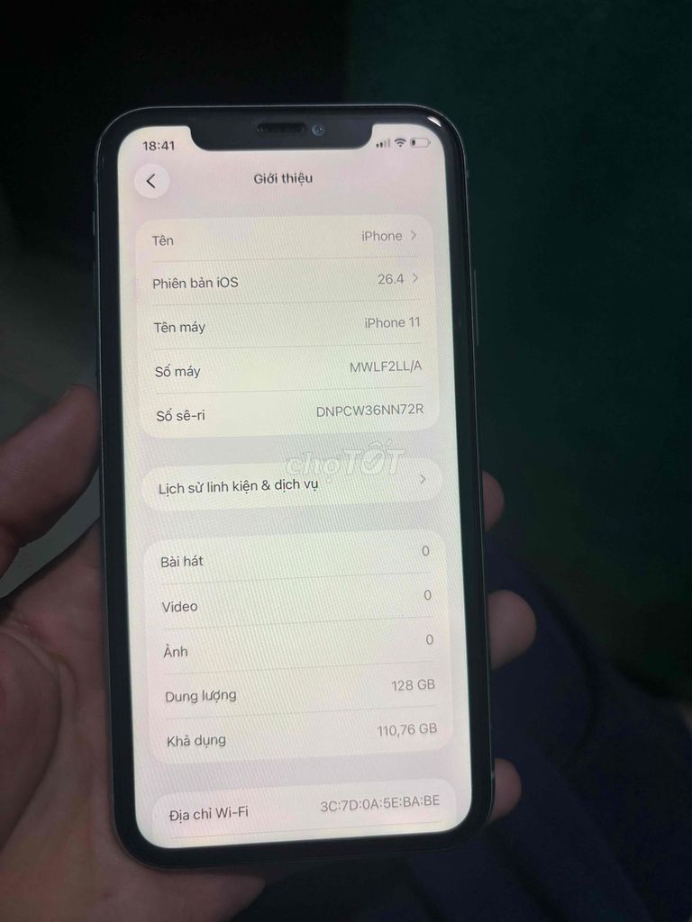 Apple iPhone 11 128GB Xanh lá. Mua bán Điện thoại tại Huyện Yên Phong Bắc Ninh được đăng bởi Duy Văn hình 1