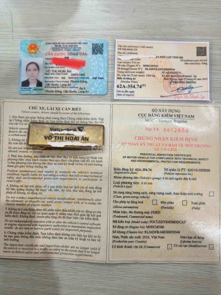 Chính chủ cà vẹt bán xe Ford Focus 2016. Mua bán Ô tô tại Thành phố Thủ Dầu Một Bình Dương được đăng bởi Ms Ân Ân hình 21