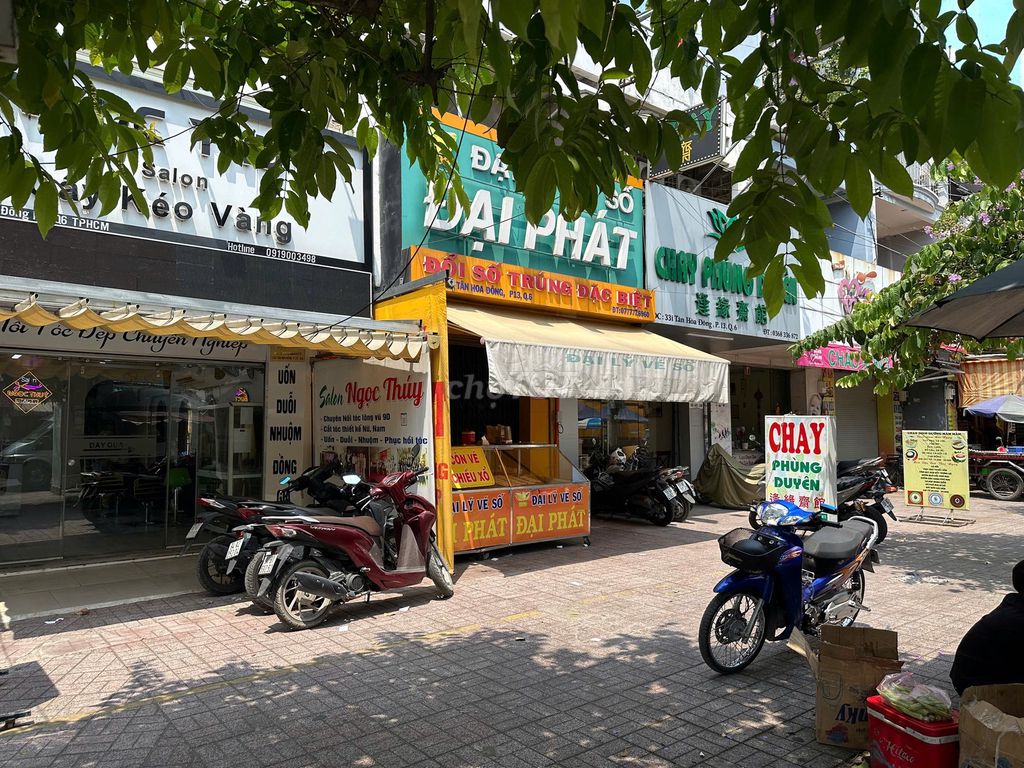 MẶT TIỀN TÂN HÒA ĐÔNG NGAY CHỢ PHÚ LÂM NHÀ 3 LẦU (4x20) LỀ 10M