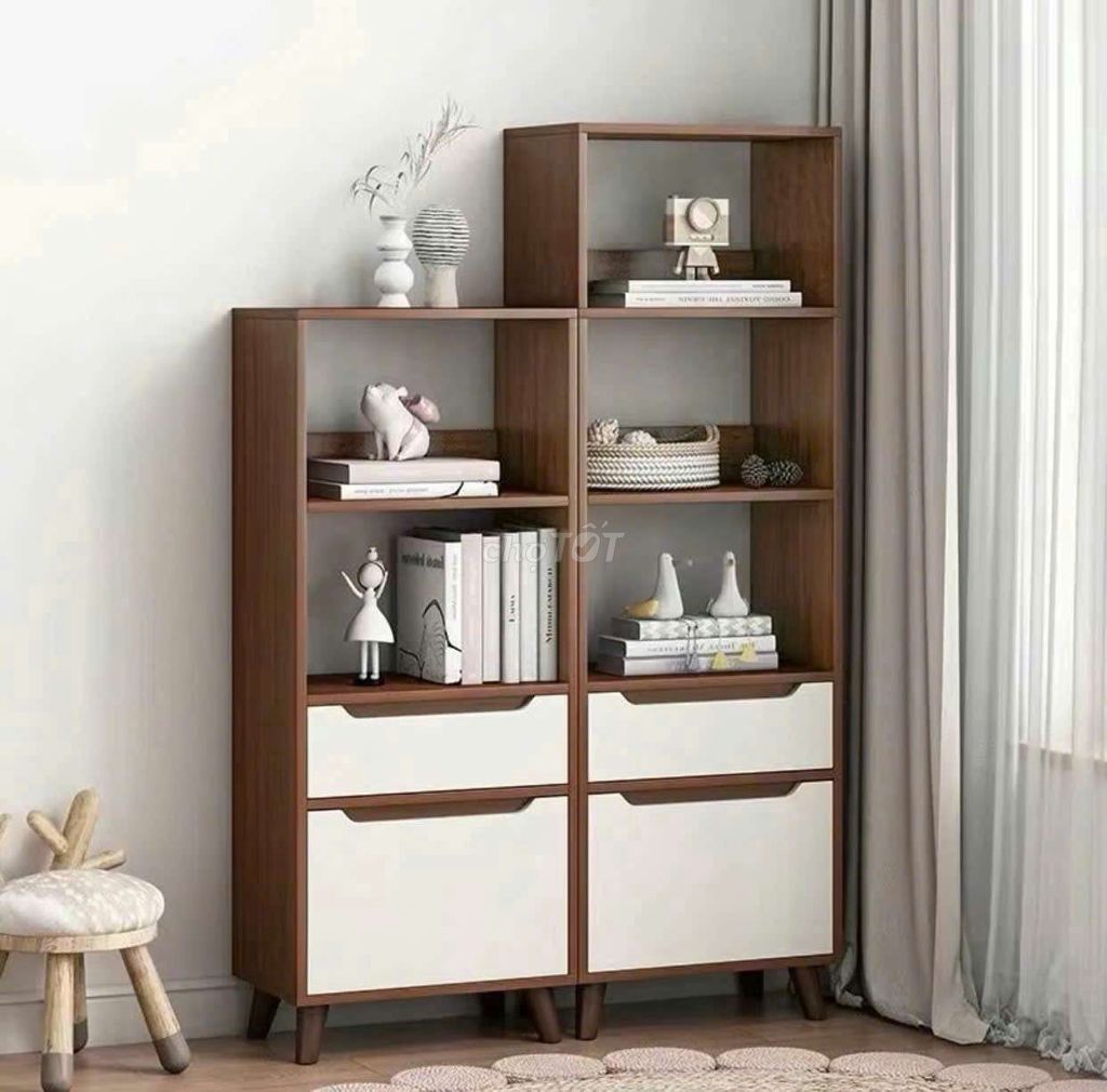 Kệ sách gỗ MDF 4 tầng 120x40x24cm. Mua bán Tủ, kệ gia đình tại Quận Cẩm Lệ Đà Nẵng được đăng bởi Trần thuỳ dung hình 1