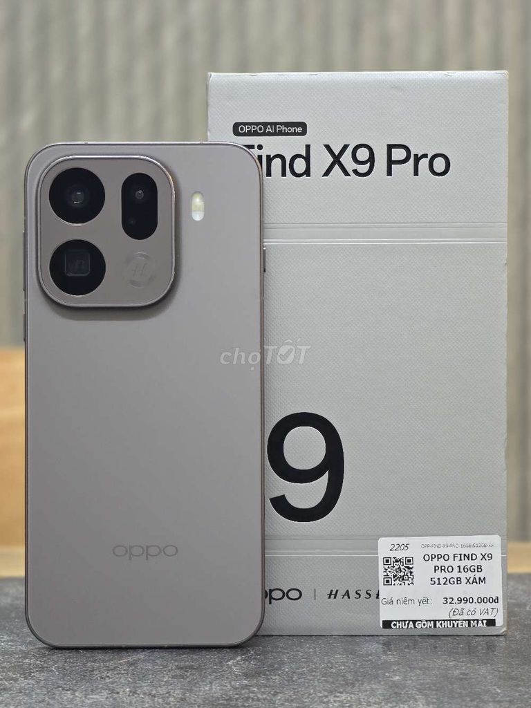 Oppo Find X9 Pro 5G Xám 512GB Chính Hãng. Mua bán Điện thoại tại Quận Thanh Khê Đà Nẵng được đăng bởi Tú MB hình 1