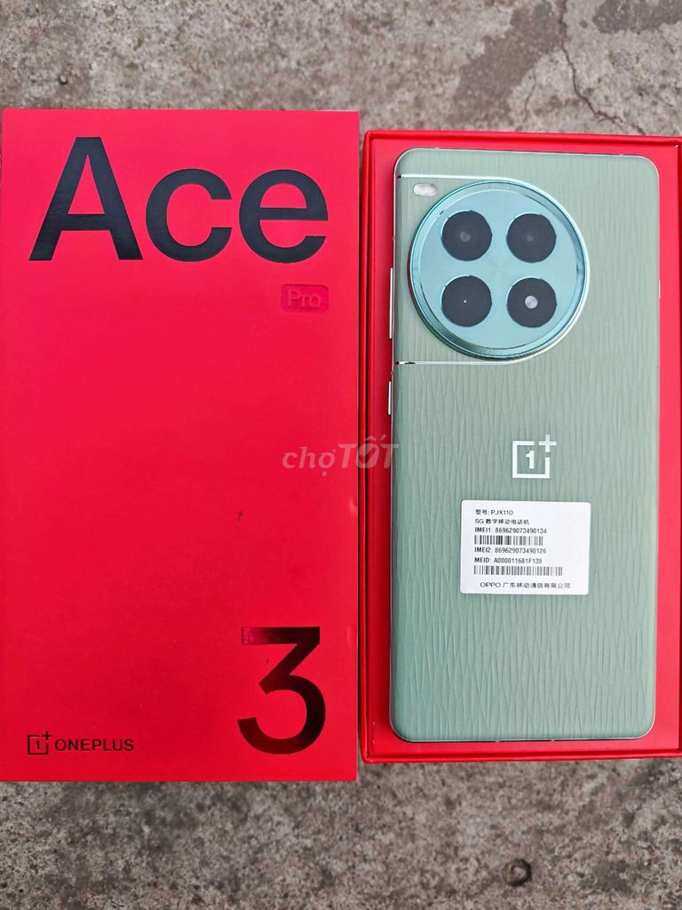 OnePlus Ace 3 Pro 12GB/256GB Xanh lá. Mua bán Điện thoại tại Quận Bình Tân Tp Hồ Chí Minh được đăng bởi Phạm Vôn hình 1