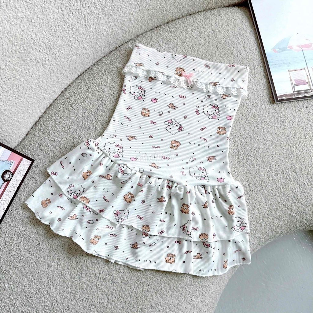 Đầm tube kitty còn mới. Mua bán Quần áo tại Quận Gò Vấp Tp Hồ Chí Minh được đăng bởi Hoài Thương hình 2