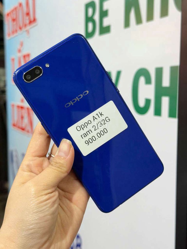Oppo A3s 16GB Xanh. Mua bán Điện thoại tại Thành phố Sóc Trăng Sóc Trăng được đăng bởi điện thoại giá sỉ 501lê Hồng Phong  hình 1