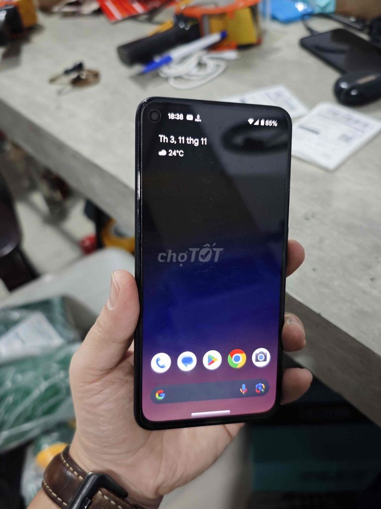 Google Pixel 4A 5G 128GB Đen 90% Đã qua sử dụng. Mua bán Điện thoại tại Quận Hà Đông Hà Nội được đăng bởi Đỗ Văn Đạt hình 1