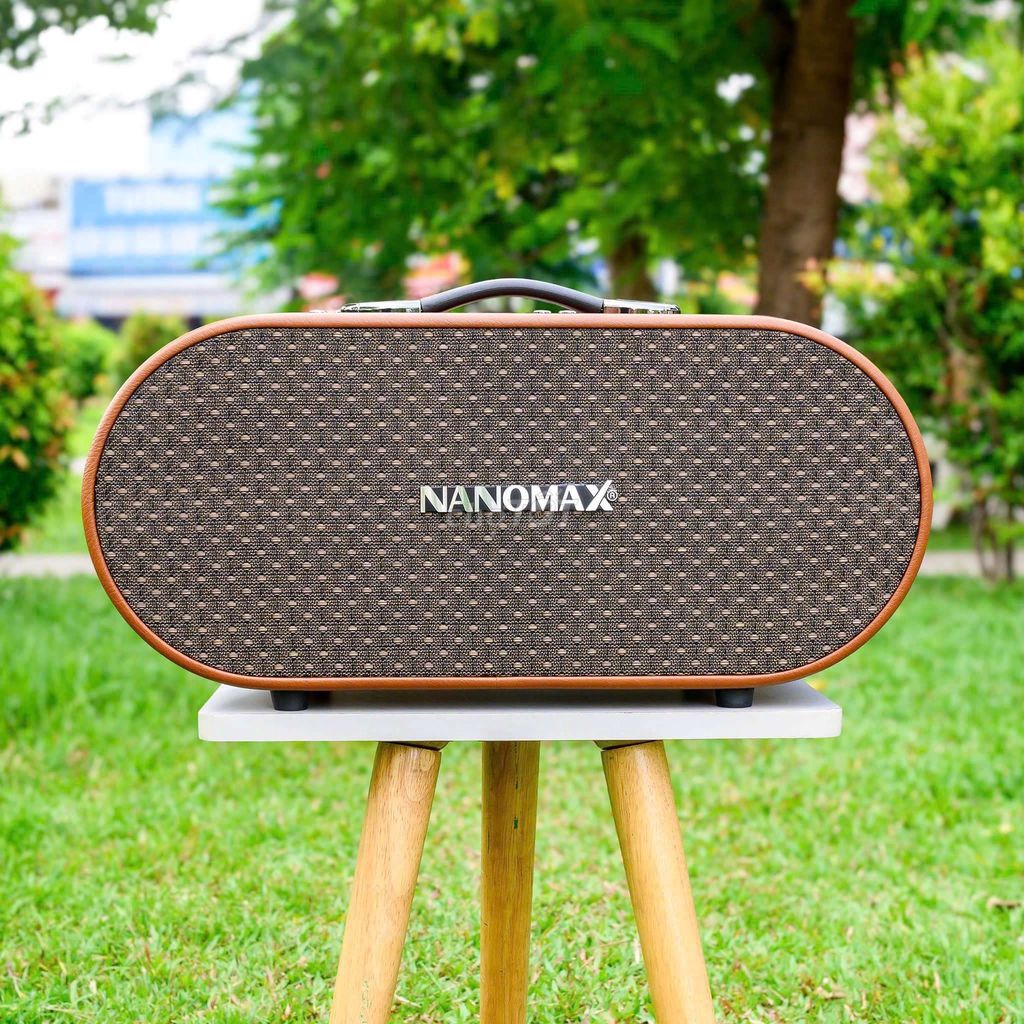 Loa xách tay Nanomax K-02 Nâu, Đen. Mua bán Tivi, Âm thanh tại Thành phố Đồng Xoài Bình Phước được đăng bởi Điện tử Tuấn Doanh hình 1