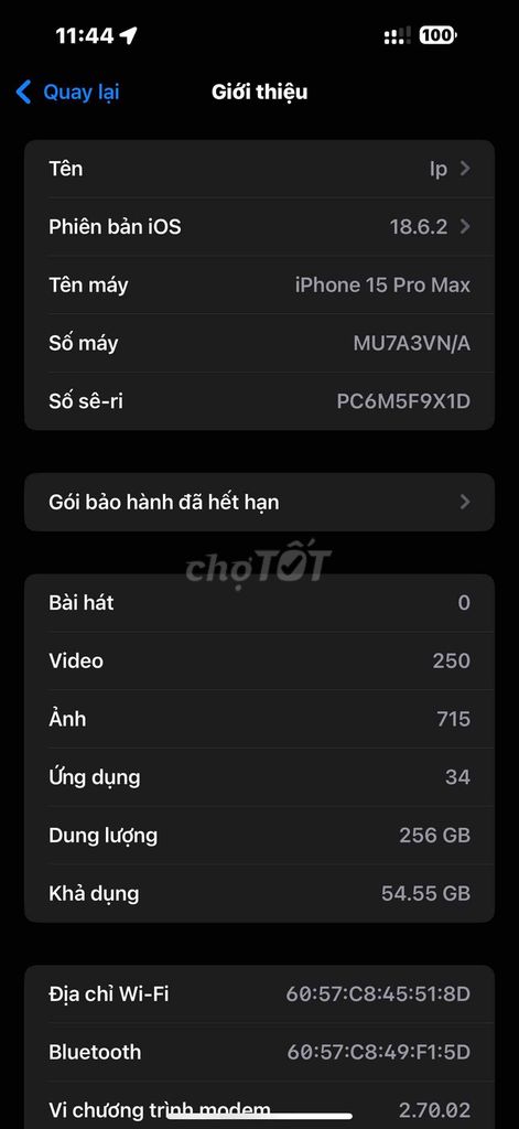 iPhone 15 Pro Max 256GB xanh. pin 87%.. Mua bán Điện thoại tại Thành phố Vũng Tàu Bà Rịa - Vũng Tàu được đăng bởi Minh Hải hình 1