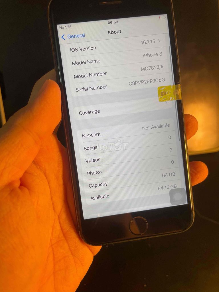 Apple iPhone 8 64GB Đen Đã sử dụng. Mua bán Điện thoại tại Quận Nam Từ Liêm Hà Nội được đăng bởi Bùi Thanh Phong hình 1