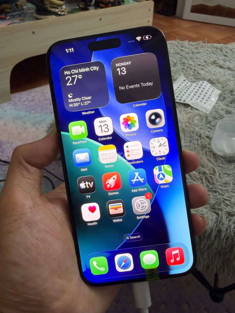 iphone 15 Prm baybass còn đẹp full face có ship xa. Mua bán Điện thoại tại Quận Sơn Trà Đà Nẵng được đăng bởi thêm hình 1