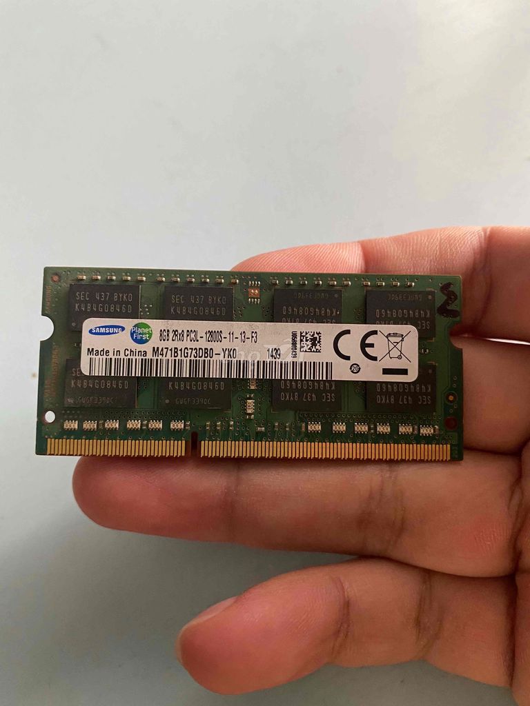 Ram Laptop Hiệu Samsung 8G PC3L bus 1600mhz us