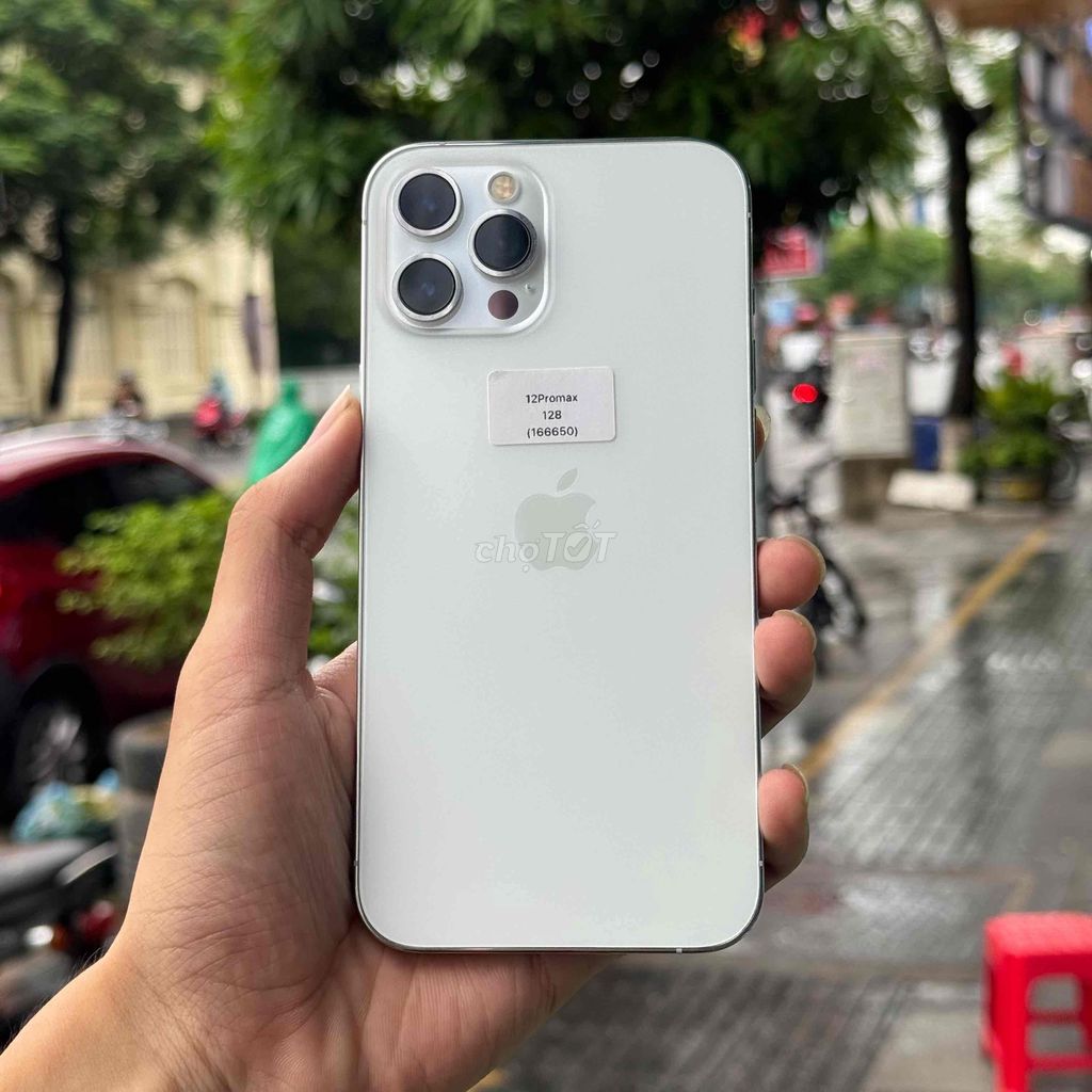 📱 iPhone 12 Pro Max 128GB Trắng Like New BH 1 Đổi. Mua bán Điện thoại tại Quận Ngô Quyền Hải Phòng được đăng bởi minmobile HP hình 1