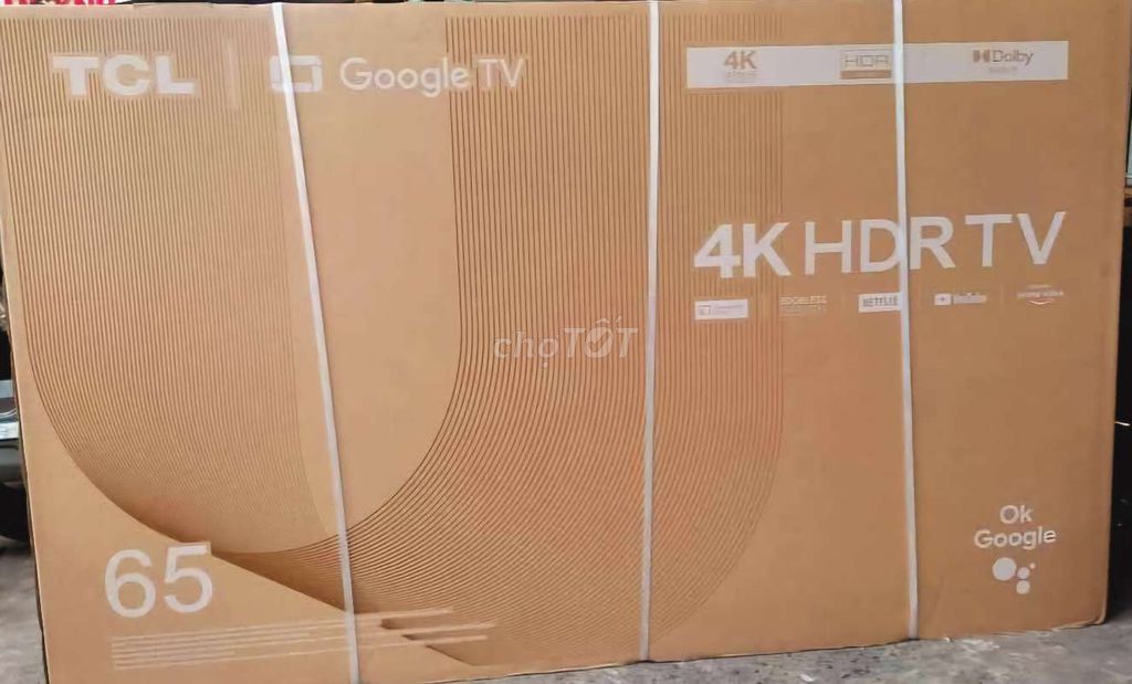 TV 4K TCL 65P635 65in 4K Google TV Bảo Hành 7/2026