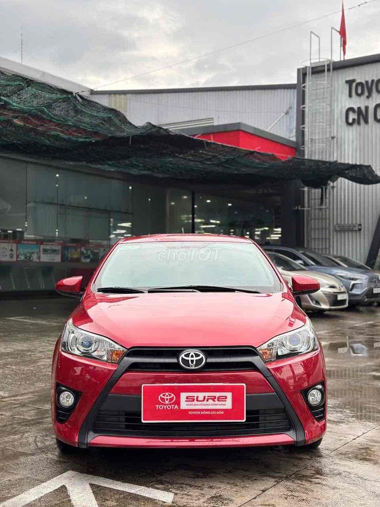 Toyota Yaris 2015 màu đỏ nhập thái xe zin chuẩn. Mua bán Ô tô tại Quận Gò Vấp Tp Hồ Chí Minh được đăng bởi Đại lý chính hãng xe qua sử dụng Toyota Sài Gòn hình 8