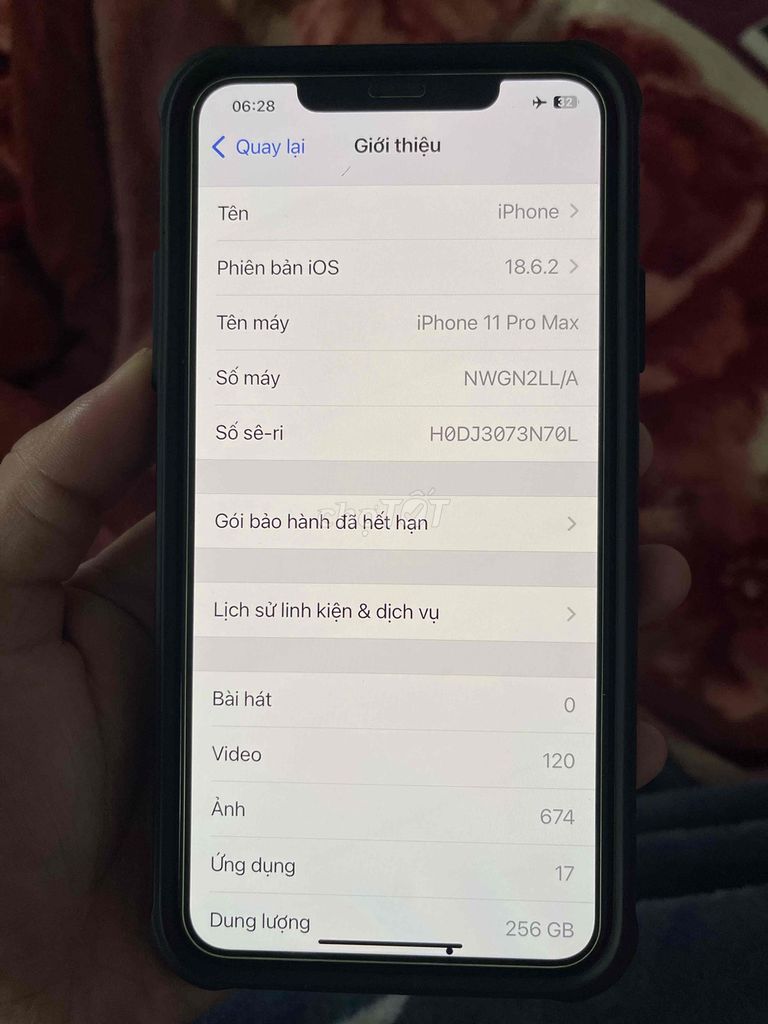 Apple iPhone 11 Pro Max 256GB Đen Thay pin. Mua bán Điện thoại tại Quận Lê Chân Hải Phòng được đăng bởi Lê Tuấn Đại hình 1