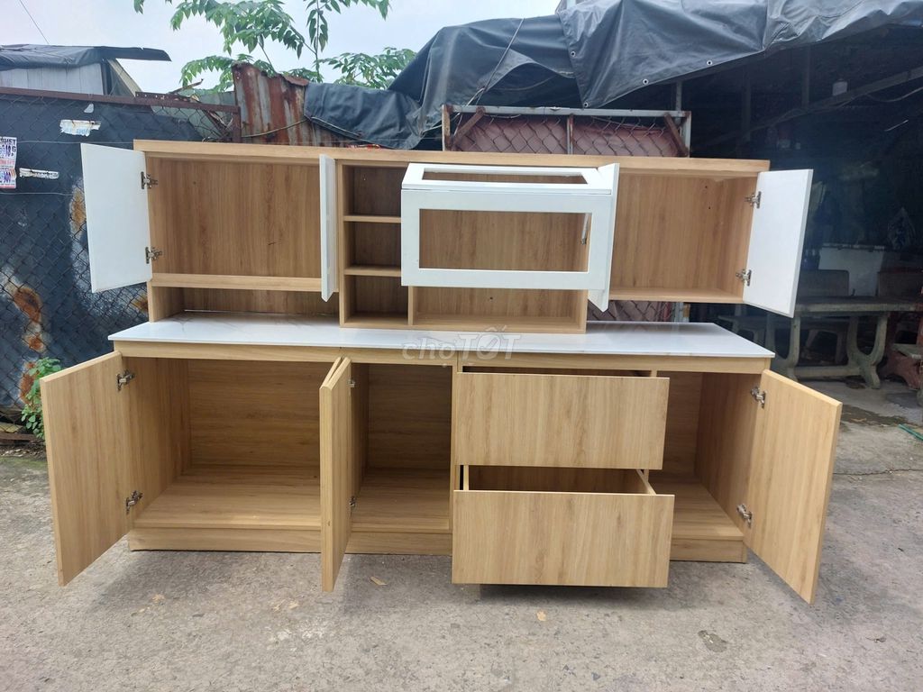 TỦ BẾP DÀI 2M3. Mua bán Tủ, kệ gia đình tại Quận Bình Tân Tp Hồ Chí Minh được đăng bởi HÀNG THANH LÝ NỘI THẤT 268 hình 1