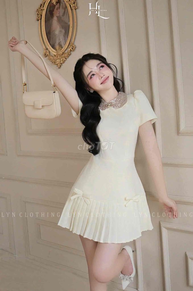 Váy nữ màu kem size M. Mua bán Quần áo tại Huyện Đắk Mil Đắk Nông được đăng bởi thưem hình 1