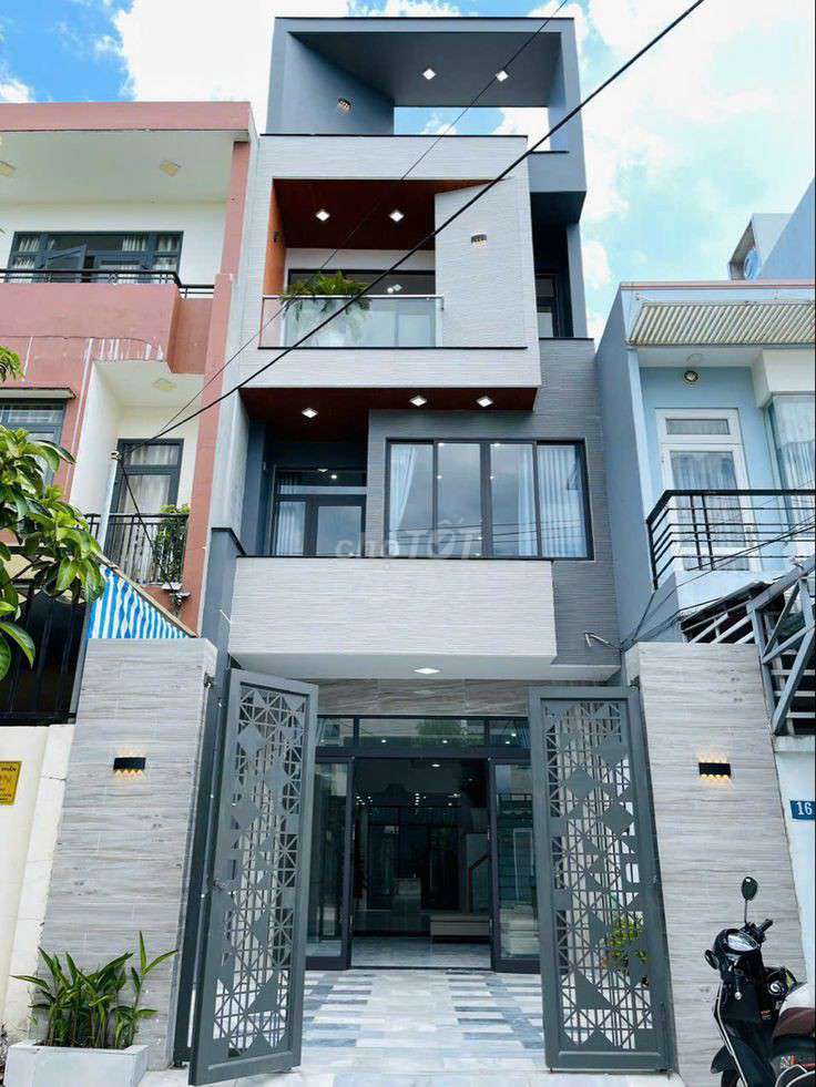 Nhà mặt tiền Cư xá Phú Lâm B, 69m2, 3 tầng, nhà mới đẹp