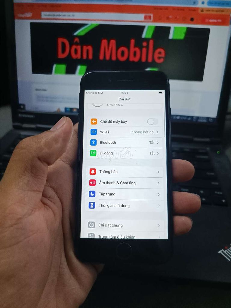 IPHONE 7 32GB QTE VÂN TAY ĐẦY ĐỦ PIN 100. Mua bán Điện thoại tại Quận Bình Thạnh Tp Hồ Chí Minh được đăng bởi Dân Mobile hình 1