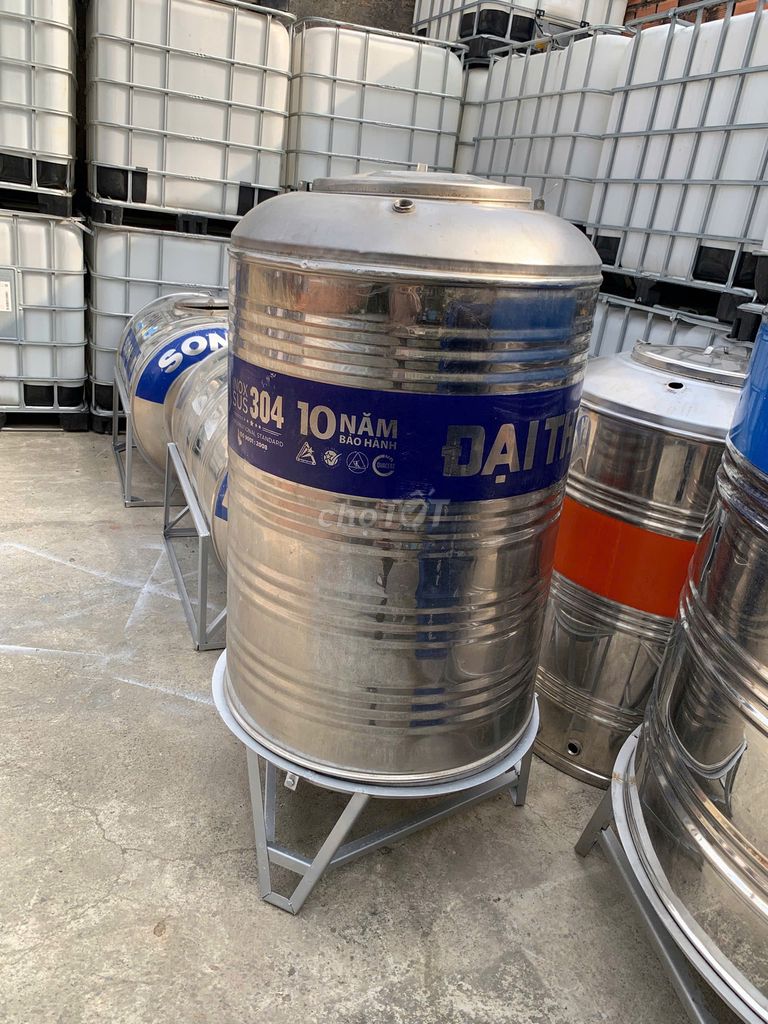 Bồn 500l inox đứng cũ giá rẻ