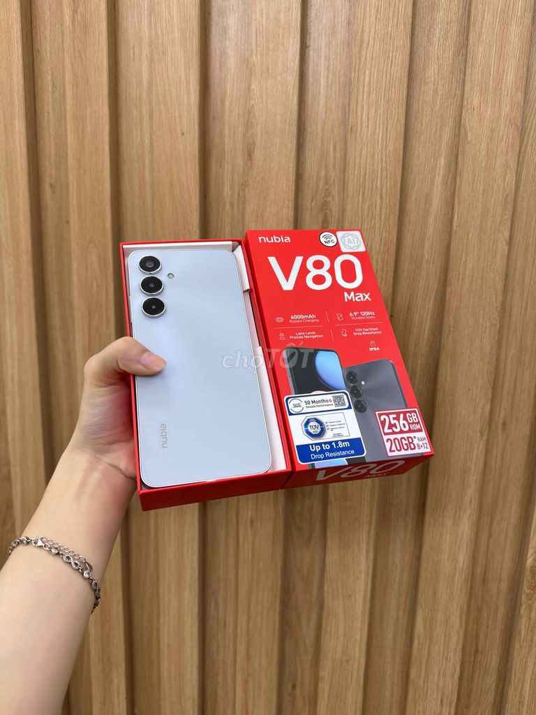 Nubia V80 Max 8GB 256GB Xám. Mua bán Điện thoại tại Quận Đống Đa Hà Nội được đăng bởi Phương  Lan HN Mobile hình 1